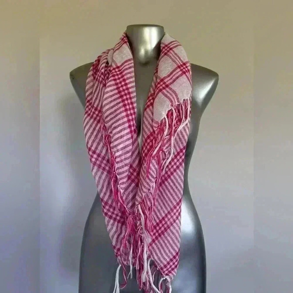 FREE 🆕Checkered Print Scarf - Picture 4 of 14